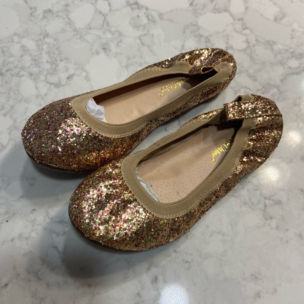 Girl Sparkling Flats Sz.3